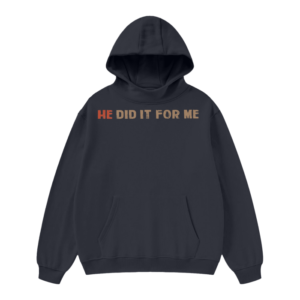 (HE Did It For Me) High Neck Insulated FOG Solid Color Fleece Hoodie - 320 GSM