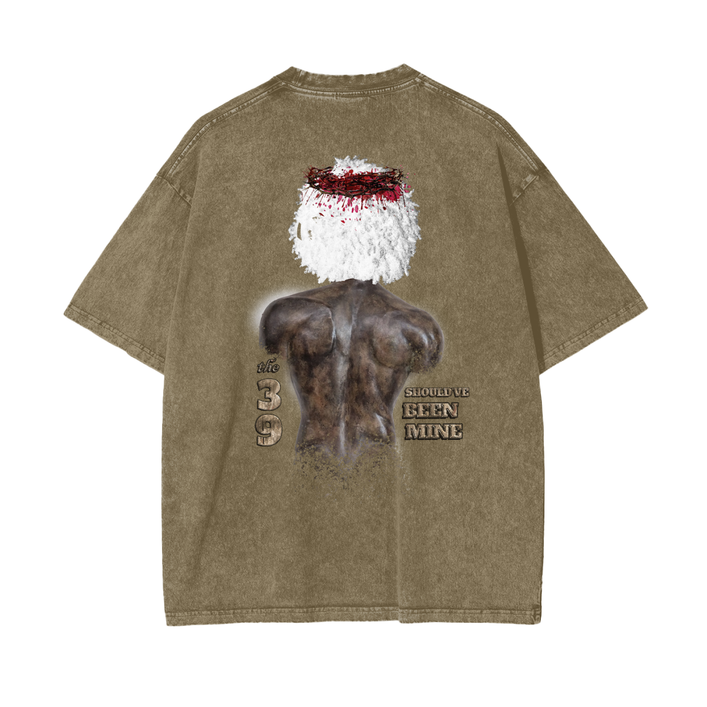 (The 39 Shouldve been mine) Acid Wash Oversize T-Shirt - 250 GSM - Image 20
