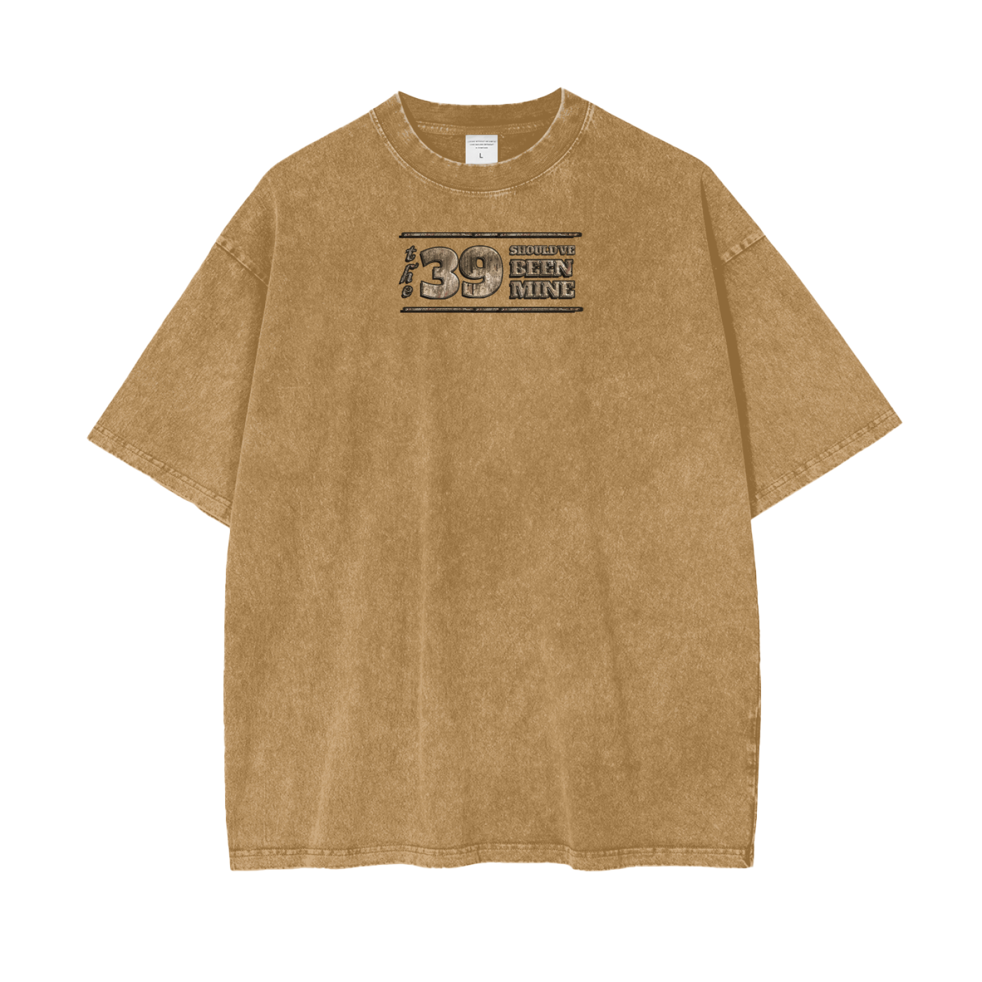 (The 39 Shouldve been mine) Acid Wash Oversize T-Shirt - 250 GSM - Image 13