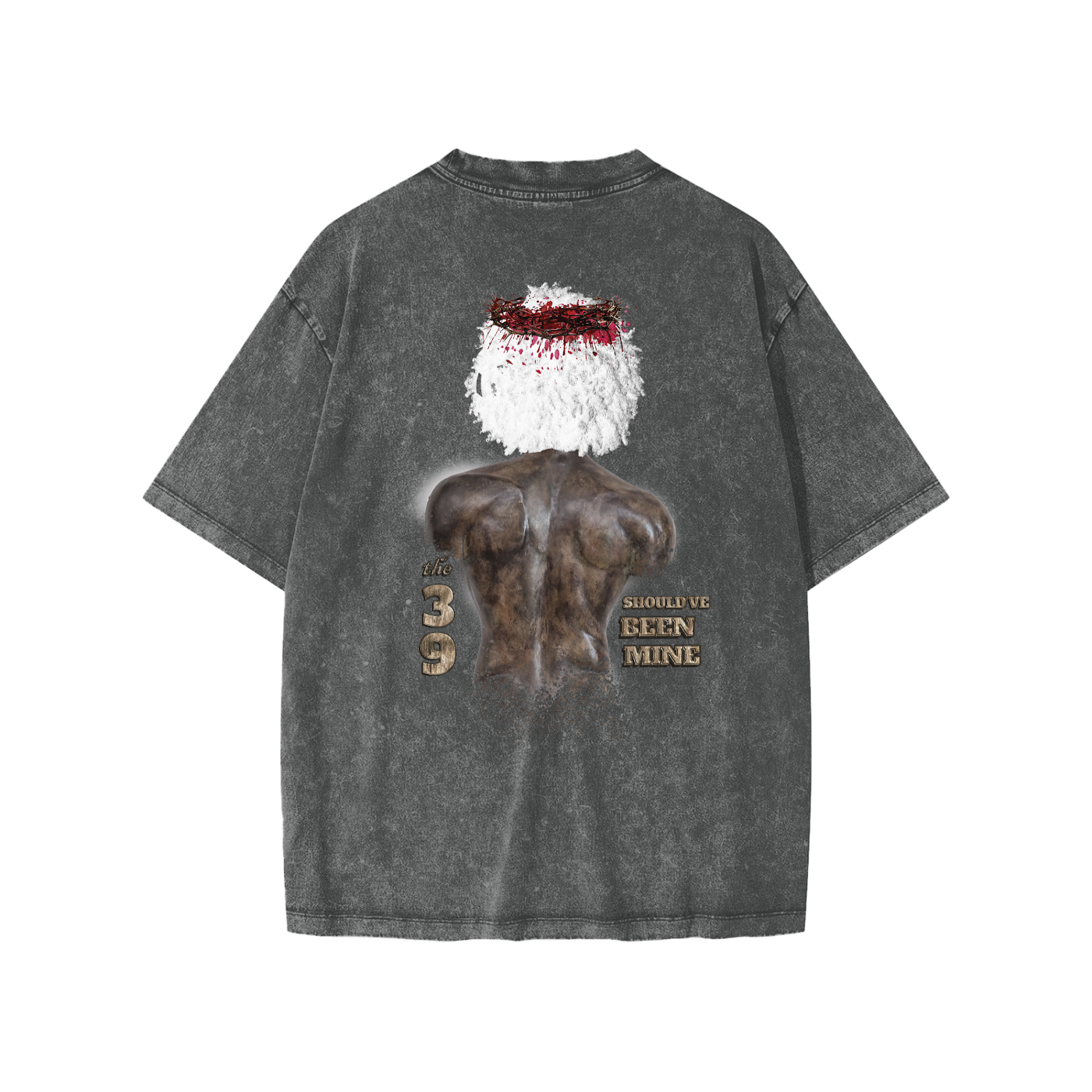 (The 39 Shouldve been mine) Snow Washed Kids' T-shirt - Image 12