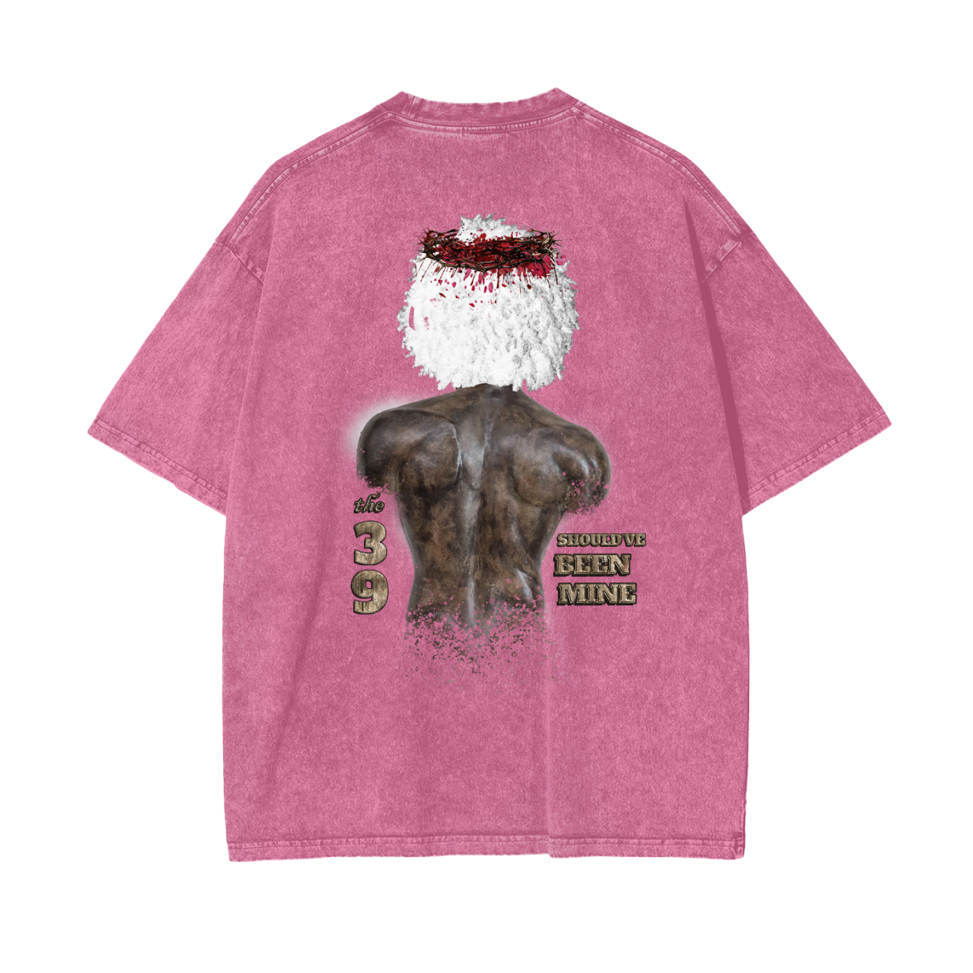 (The 39 Shouldve been mine) Acid Wash Oversize T-Shirt - 250 GSM - Image 10