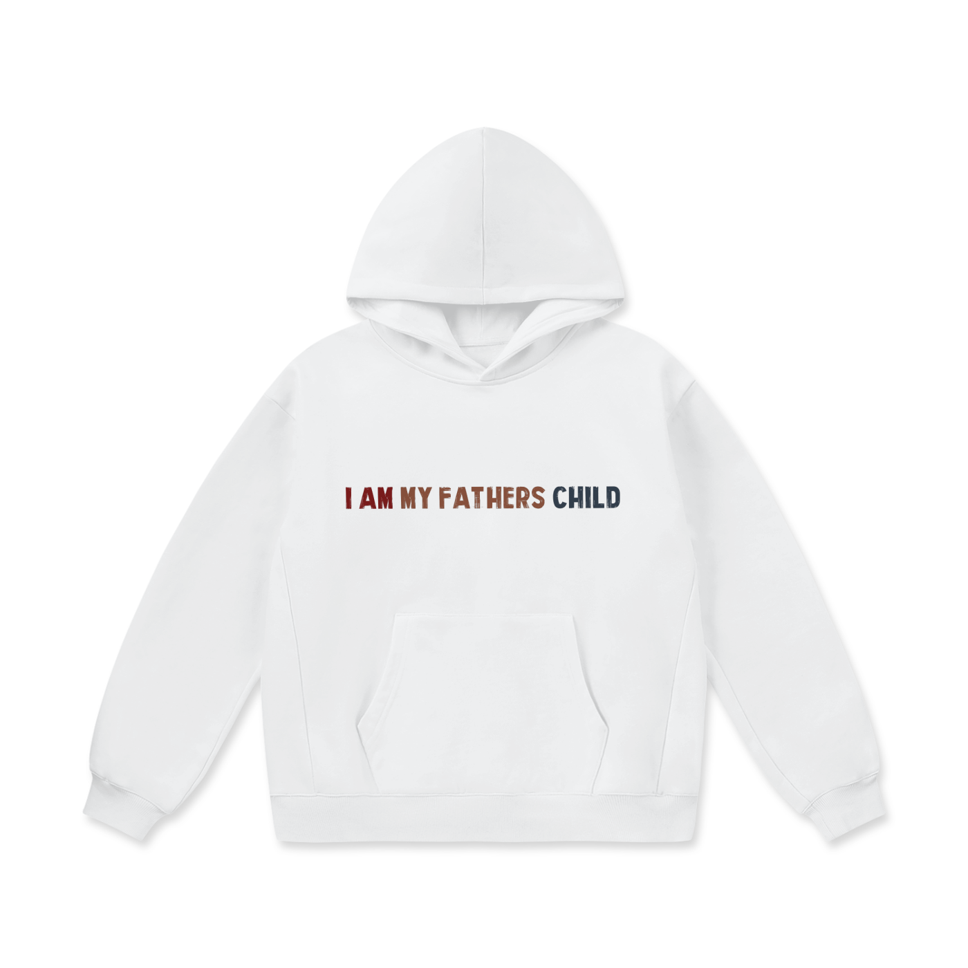 I Am My Fathers Child Oversize Middleweight Fleece Hoodie - 385 GSM - Image 9
