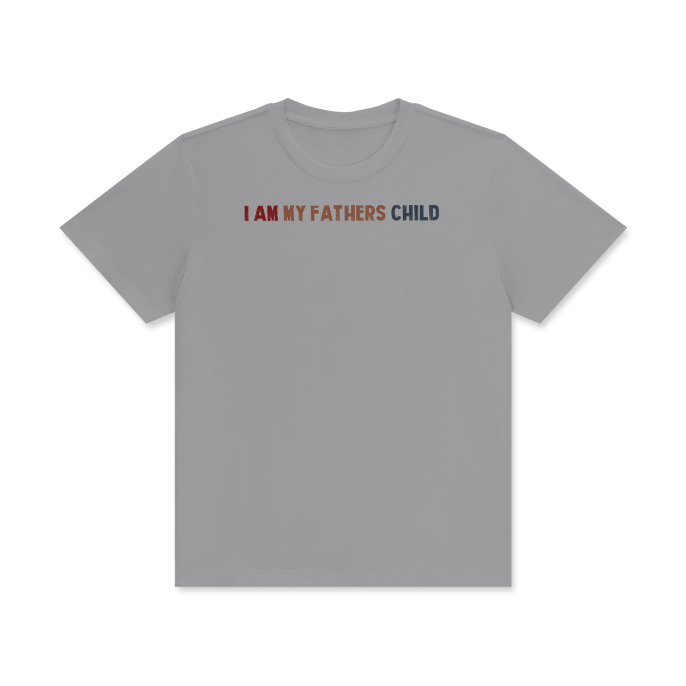I Am My Fathers Child Unisex Classic Crew Neck Cotton T-Shirt - Image 5