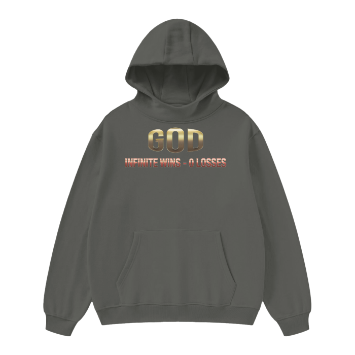 (Undisputed) High Neck Insulated FOG Solid Color Fleece Hoodie - 385 GSM - Image 7