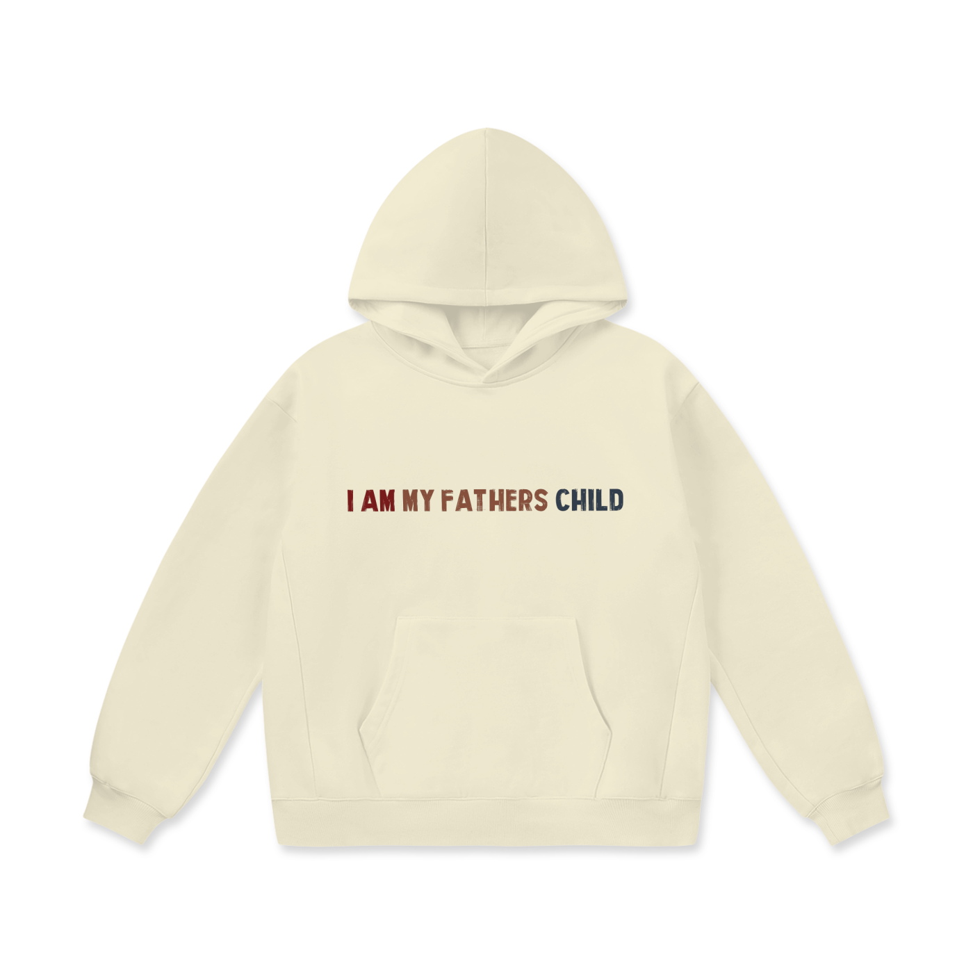 I Am My Fathers Child Oversize Middleweight Fleece Hoodie - 385 GSM - Image 5