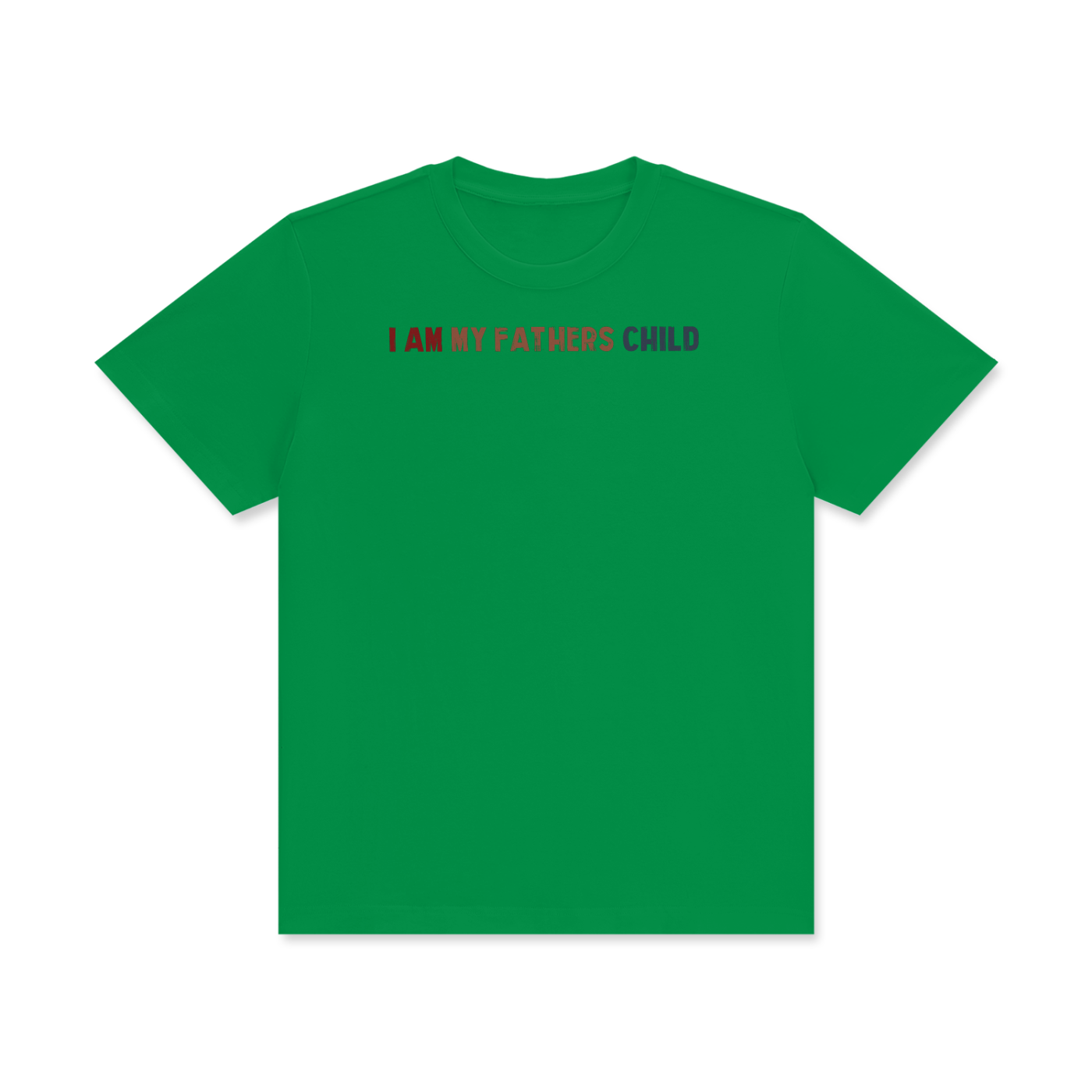 I Am My Fathers Child Unisex Classic Crew Neck Cotton T-Shirt - Image 15