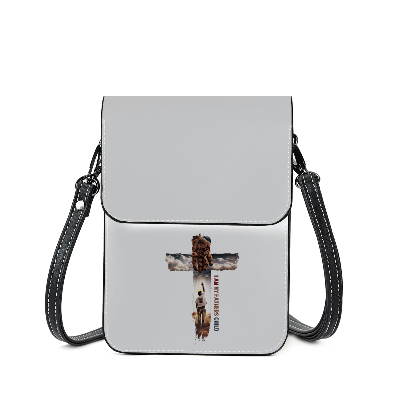 I Am My Fathers Child All-Over Print Leather Phone Bag - Image 2