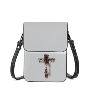 I Am My Fathers Child All-Over Print Leather Phone Bag