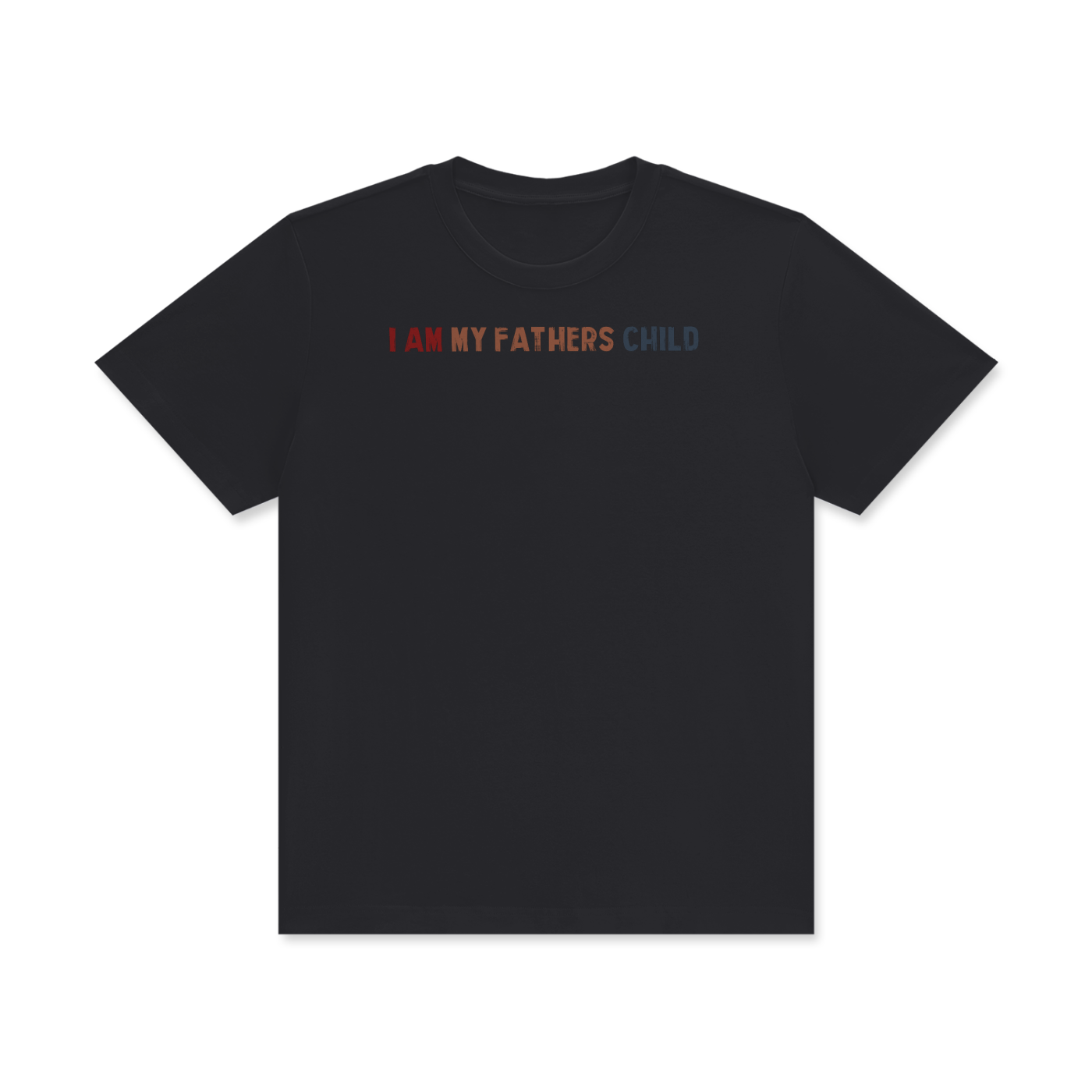 I Am My Fathers Child Unisex Classic Crew Neck Cotton T-Shirt - Image 3