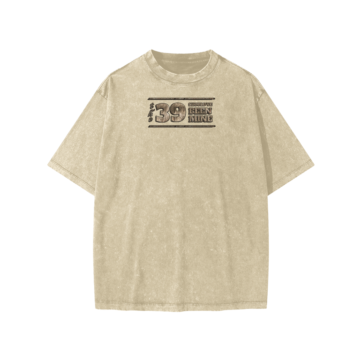 (The 39 Shouldve been mine) Snow Washed Kids' T-shirt - Image 3