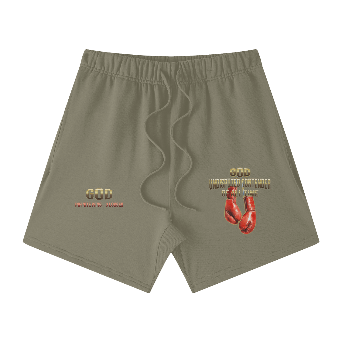 Undisputed Streetwear Unisex Heavyweight Earth Tone Loose Fit FOG 100% Cotton Shorts - Image 19