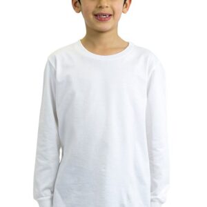 Youth Direct-to-Garment Custom Long Sleeve Crew Tee