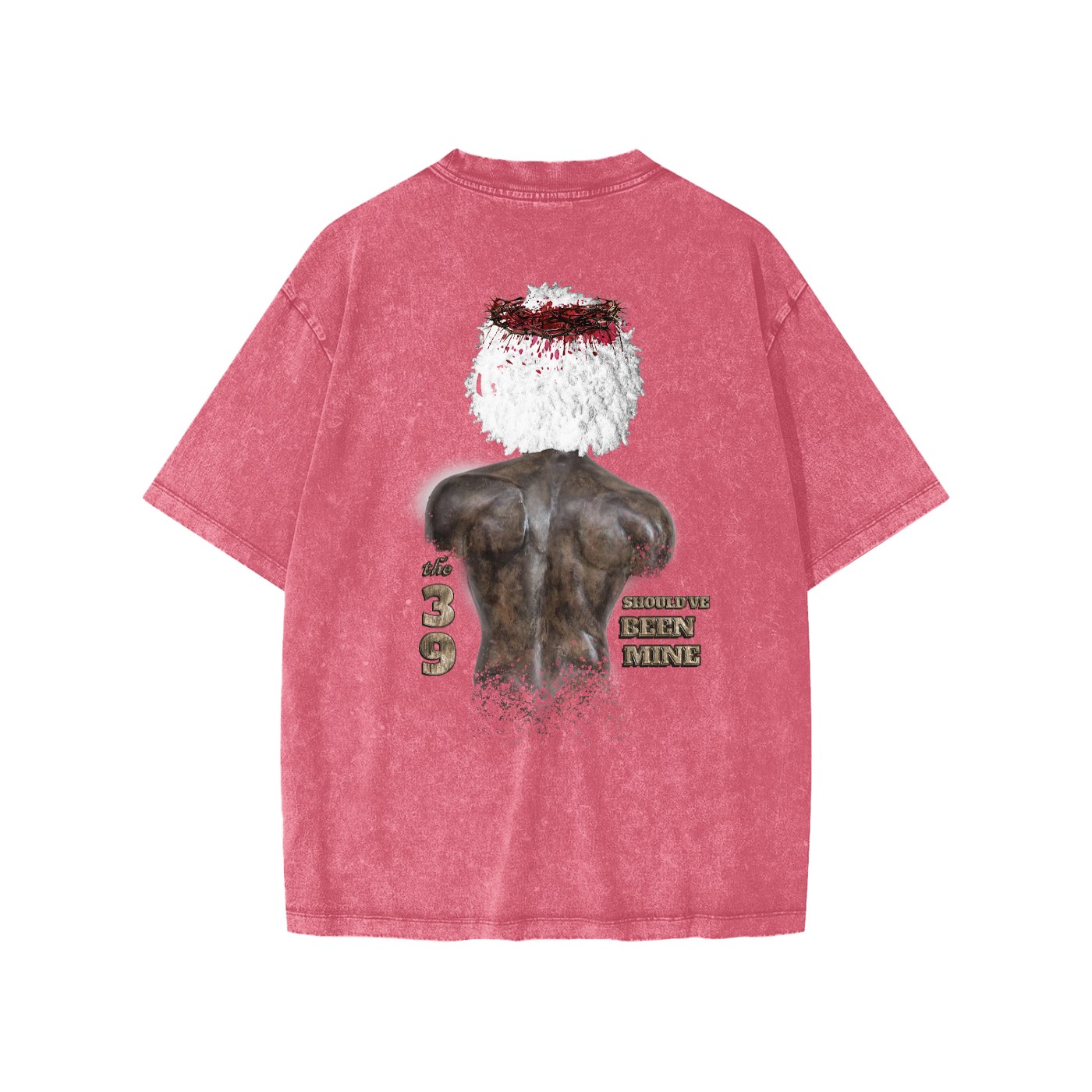 (The 39 Shouldve been mine) Snow Washed Kids' T-shirt - Image 6