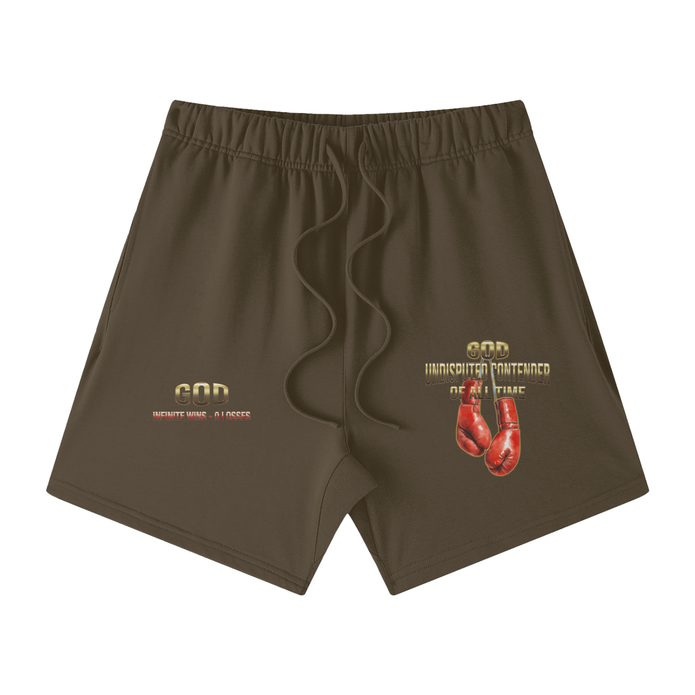 Undisputed Streetwear Unisex Heavyweight Earth Tone Loose Fit FOG 100% Cotton Shorts - Image 9