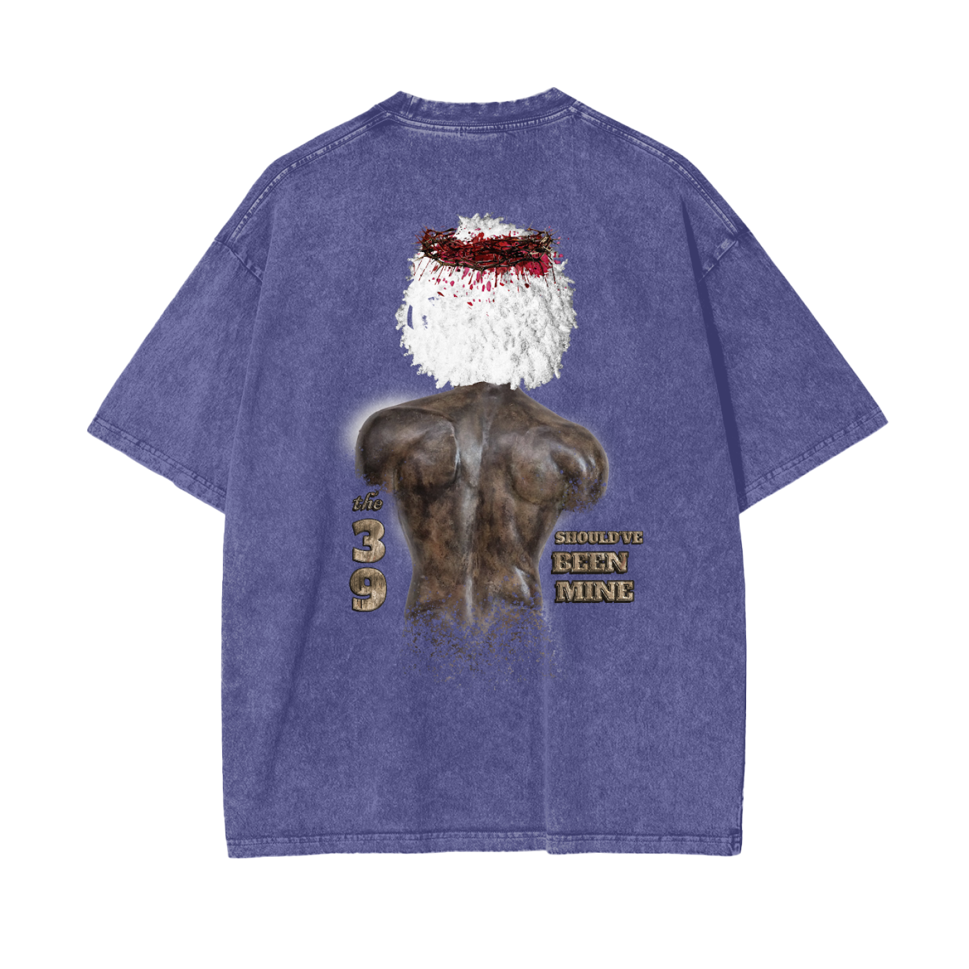 (The 39 Shouldve been mine) Acid Wash Oversize T-Shirt - 250 GSM - Image 18
