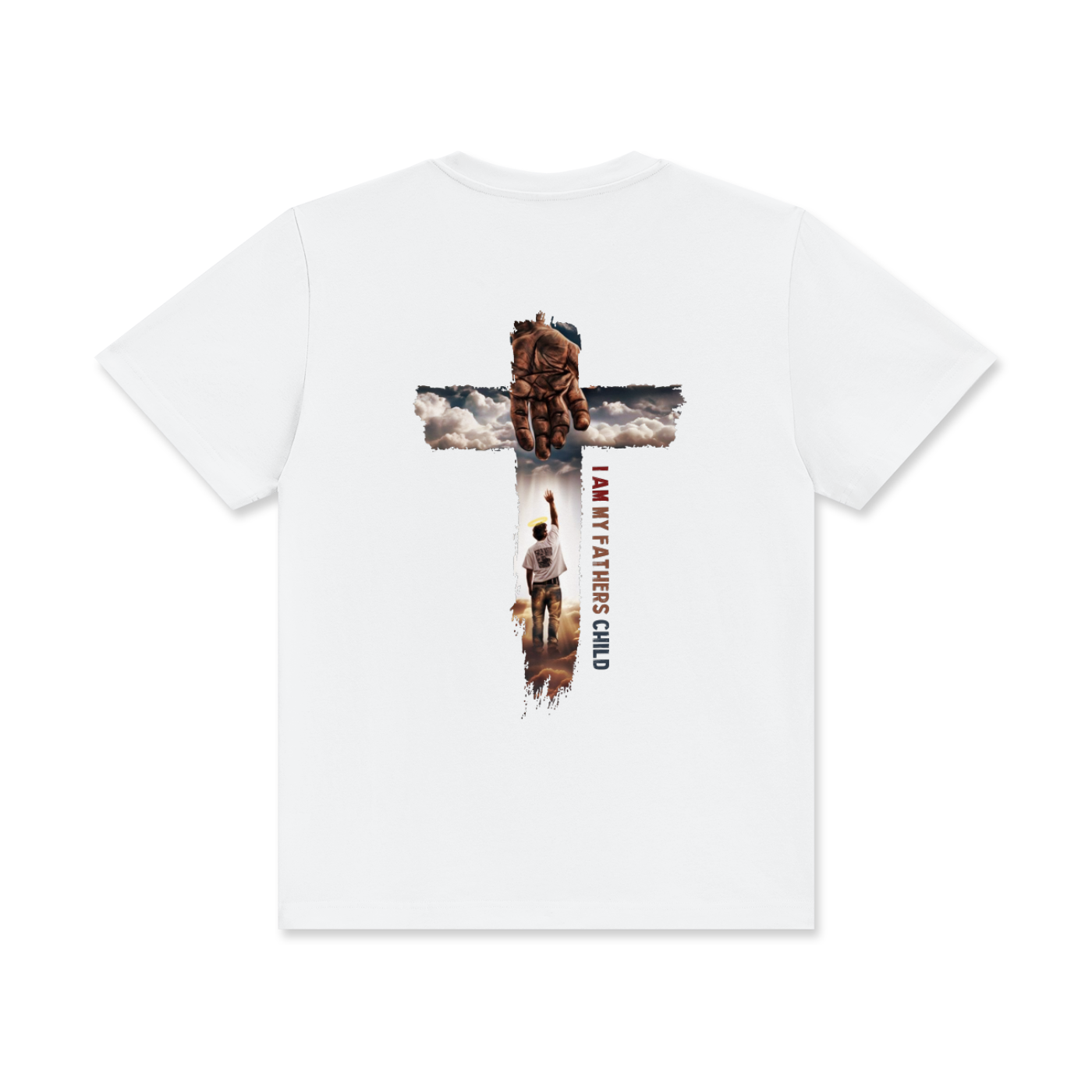 I Am My Fathers Child Unisex Classic Crew Neck Cotton T-Shirt - Image 2