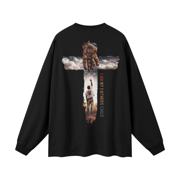 Streetwear Unisex 305G FOG 100% Cotton Long Sleeve Tee - Image 4