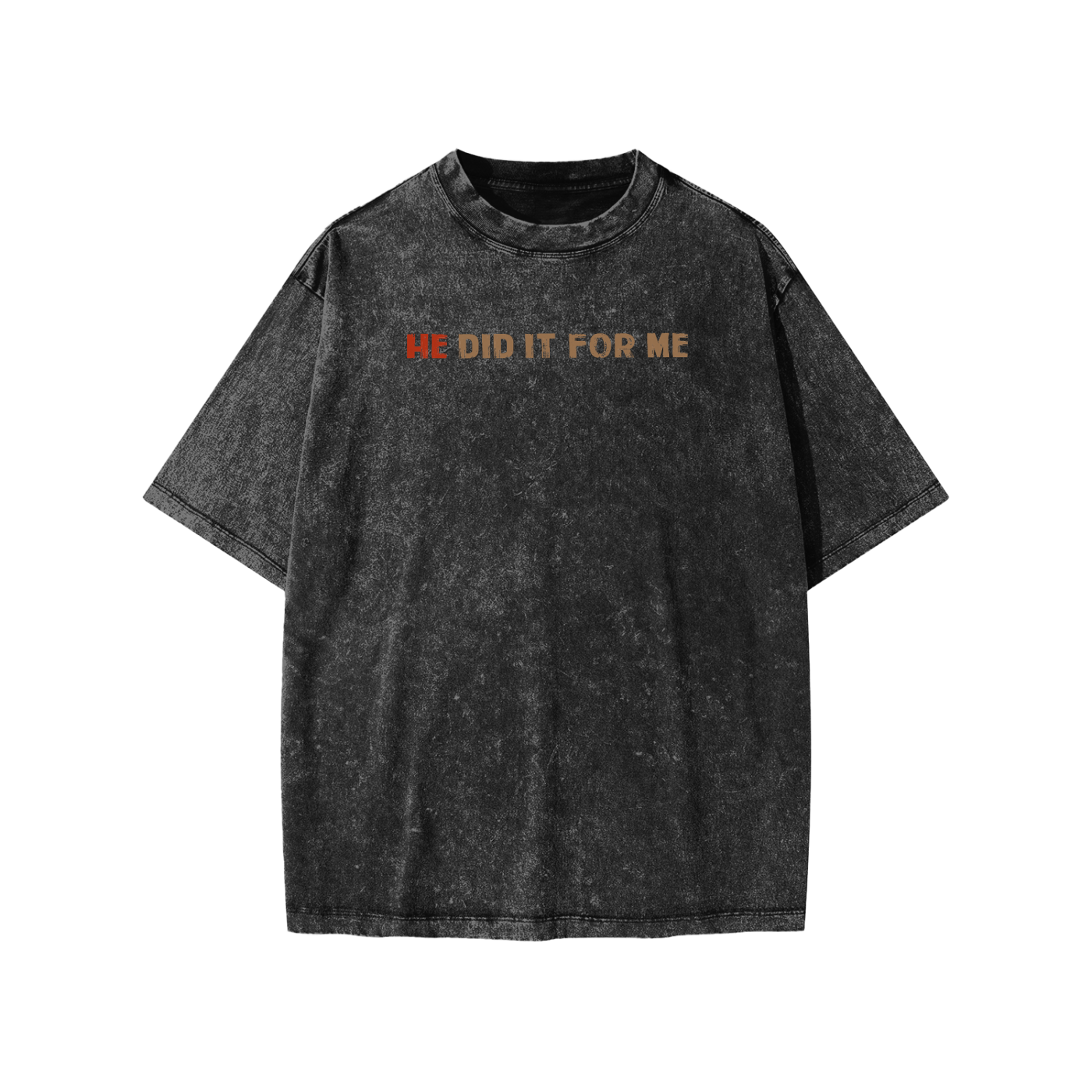 He Did It For Me Snow Washed Kids' T-shirt