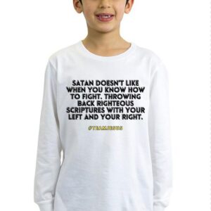 Satan Doesn't Like When You Know How To Fight. Throwing Back Righteous Scriptures With Your Left And Your Right. #TEAMJESUS