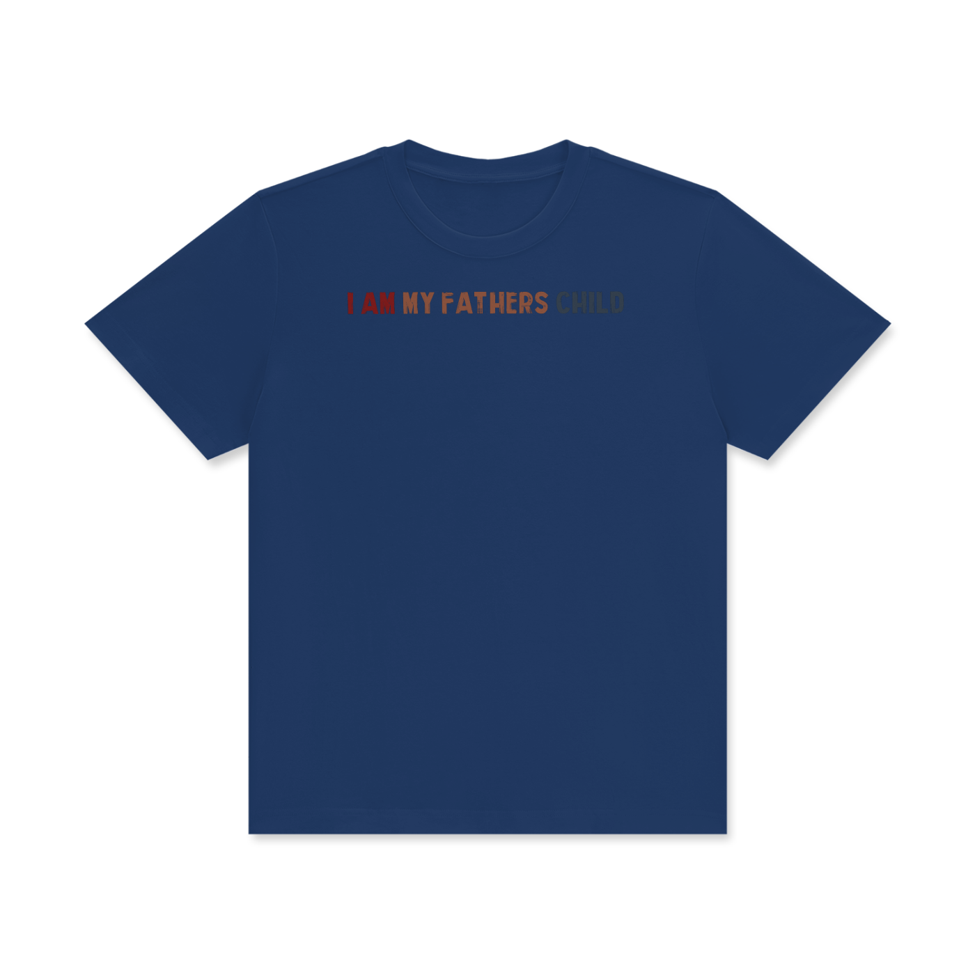 I Am My Fathers Child Unisex Classic Crew Neck Cotton T-Shirt - Image 9