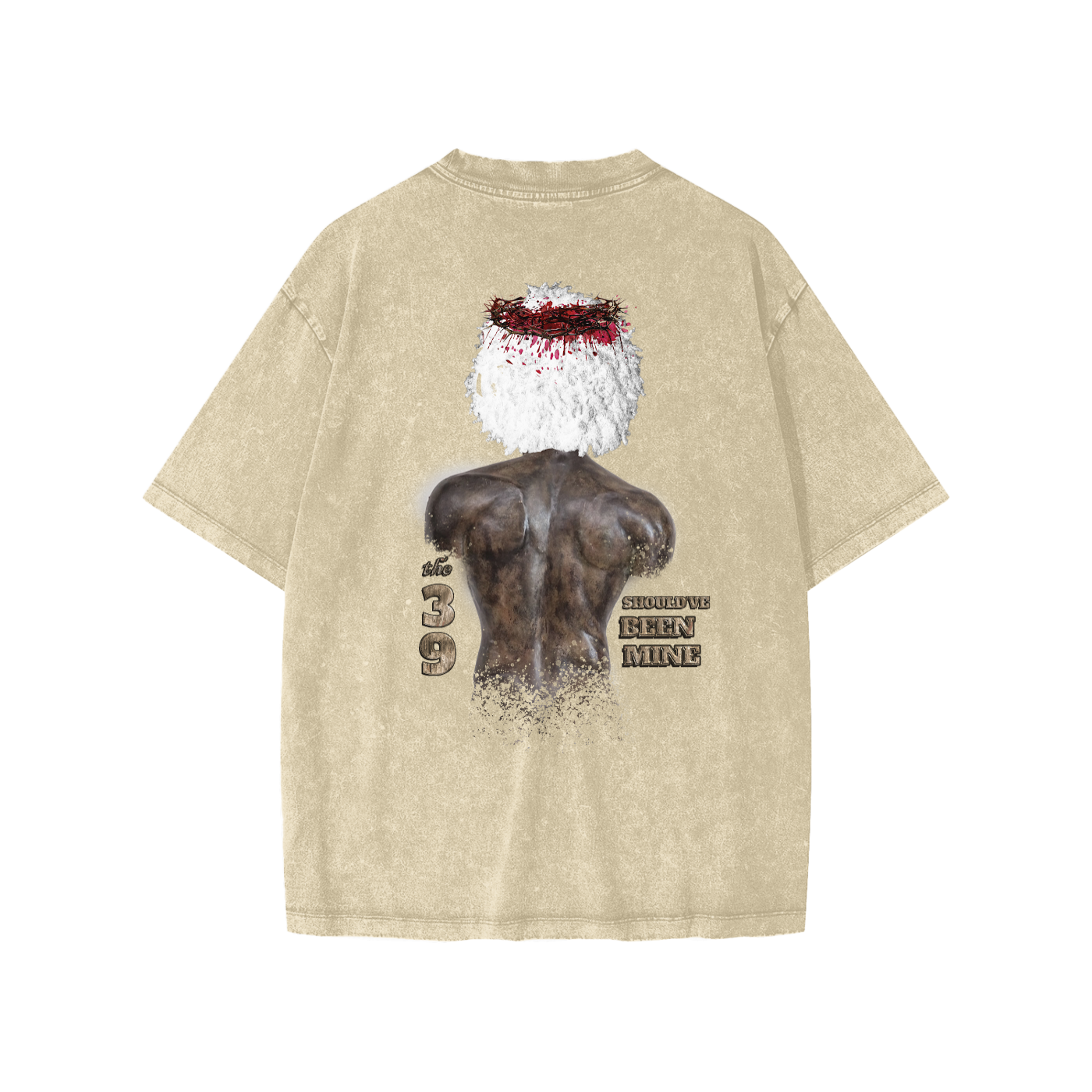 (The 39 Shouldve been mine) Snow Washed Kids' T-shirt - Image 4