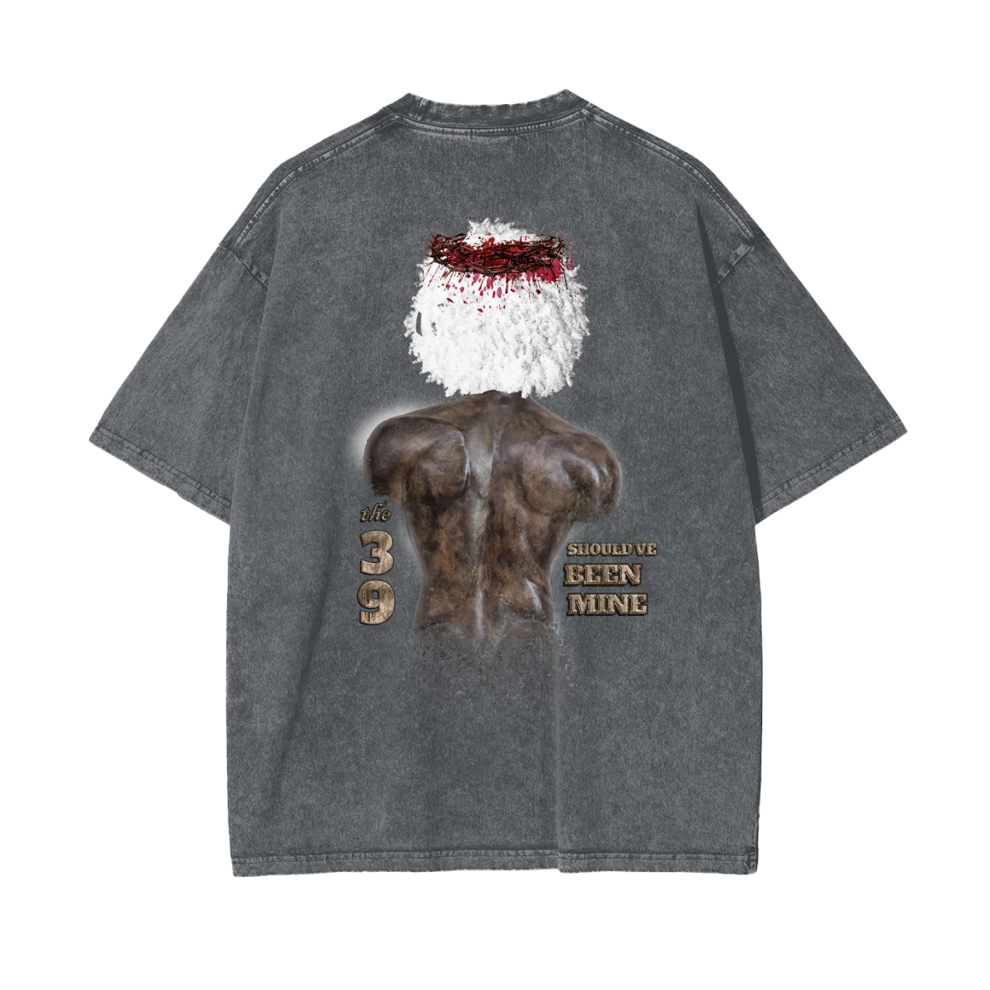(The 39 Shouldve been mine) Acid Wash Oversize T-Shirt - 250 GSM - Image 24