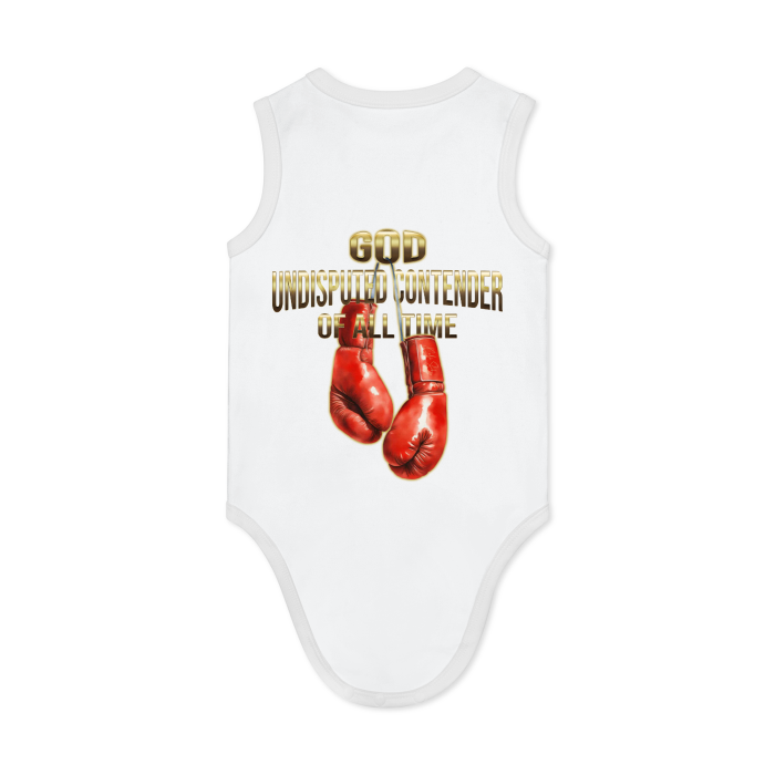 All-Over Print Baby Tank Bodysuit | 100% Cotton - Image 2