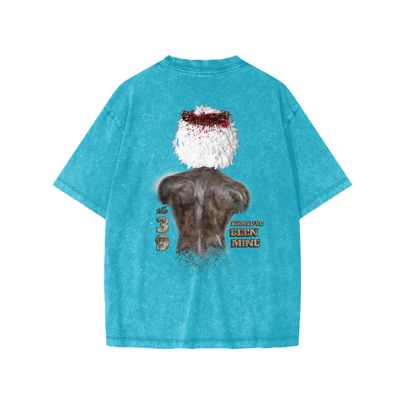 (The 39 Shouldve been mine) Snow Washed Kids' T-shirt - Image 8