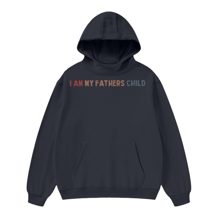 (I AM MY FATHERS CHILD) High Neck Insulated FOG Solid Color Fleece Hoodie - 320 GSM - Image 9