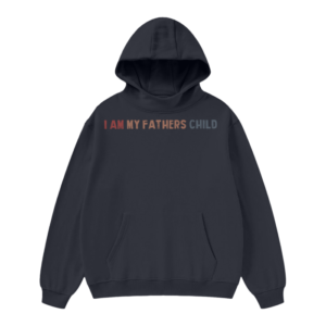 (I AM MY FATHERS CHILD) High Neck Insulated FOG Solid Color Fleece Hoodie - 320 GSM