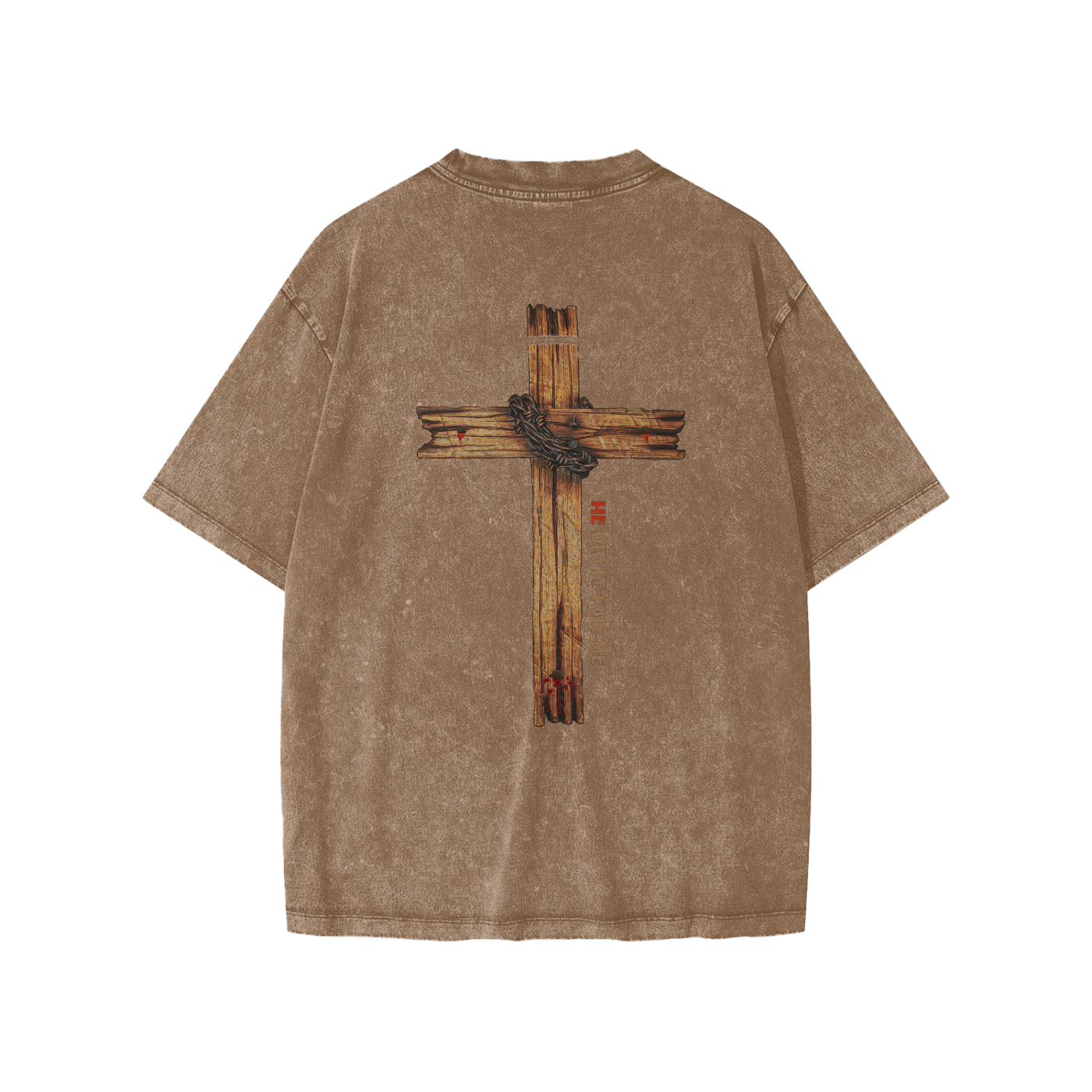 He Did It For Me Snow Washed Kids' T-shirt - Image 10
