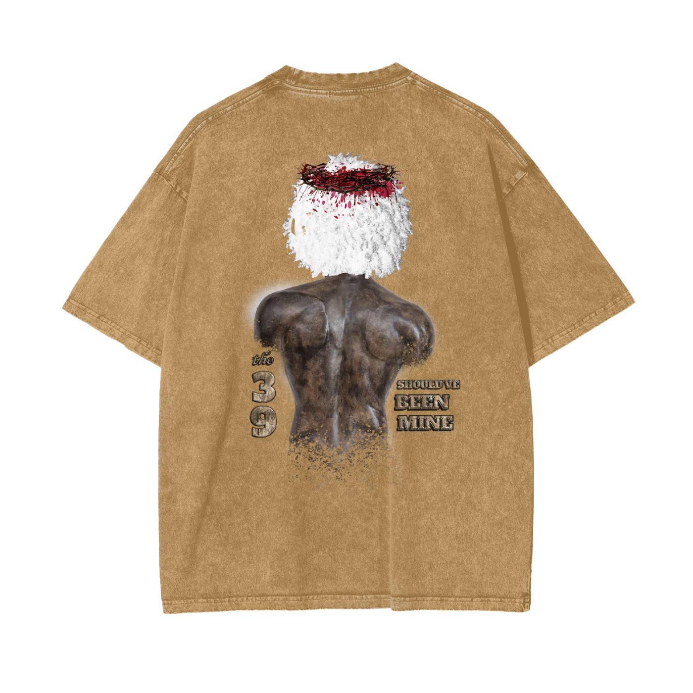 (The 39 Shouldve been mine) Acid Wash Oversize T-Shirt - 250 GSM - Image 14