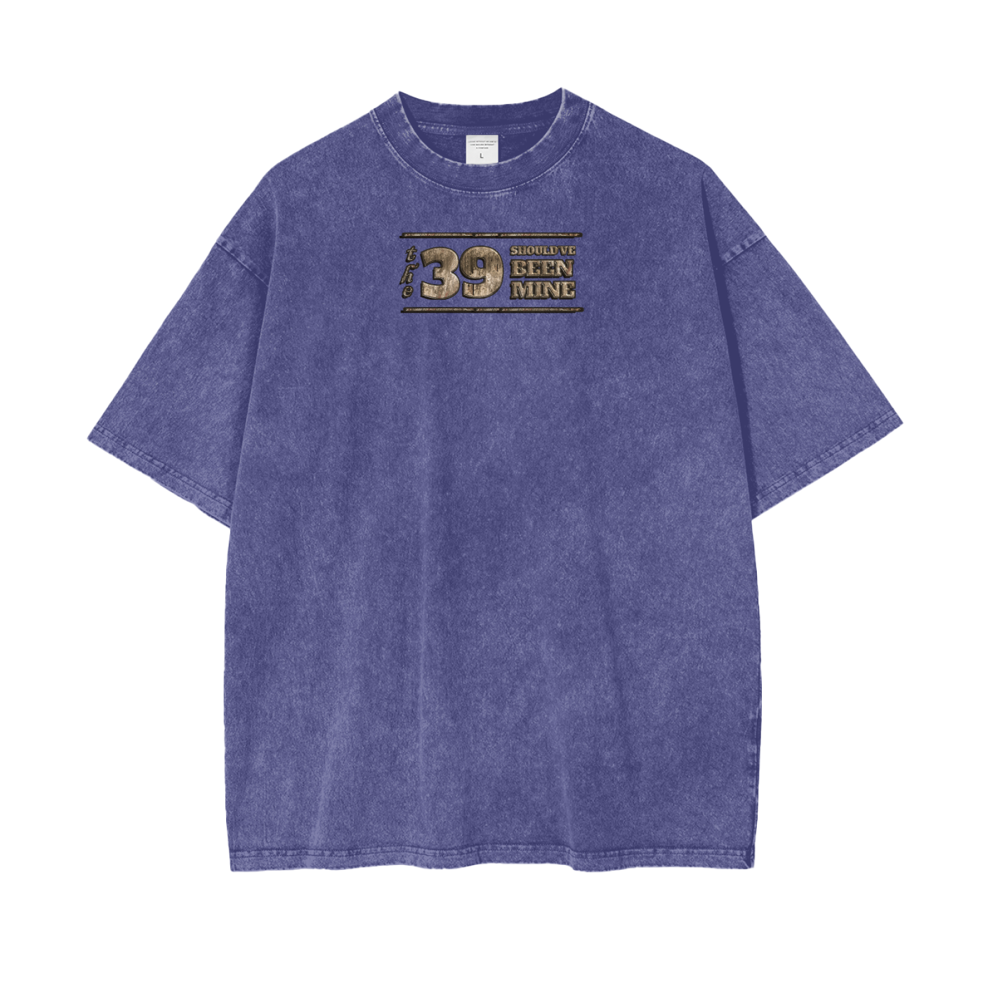(The 39 Shouldve been mine) Acid Wash Oversize T-Shirt - 250 GSM - Image 17