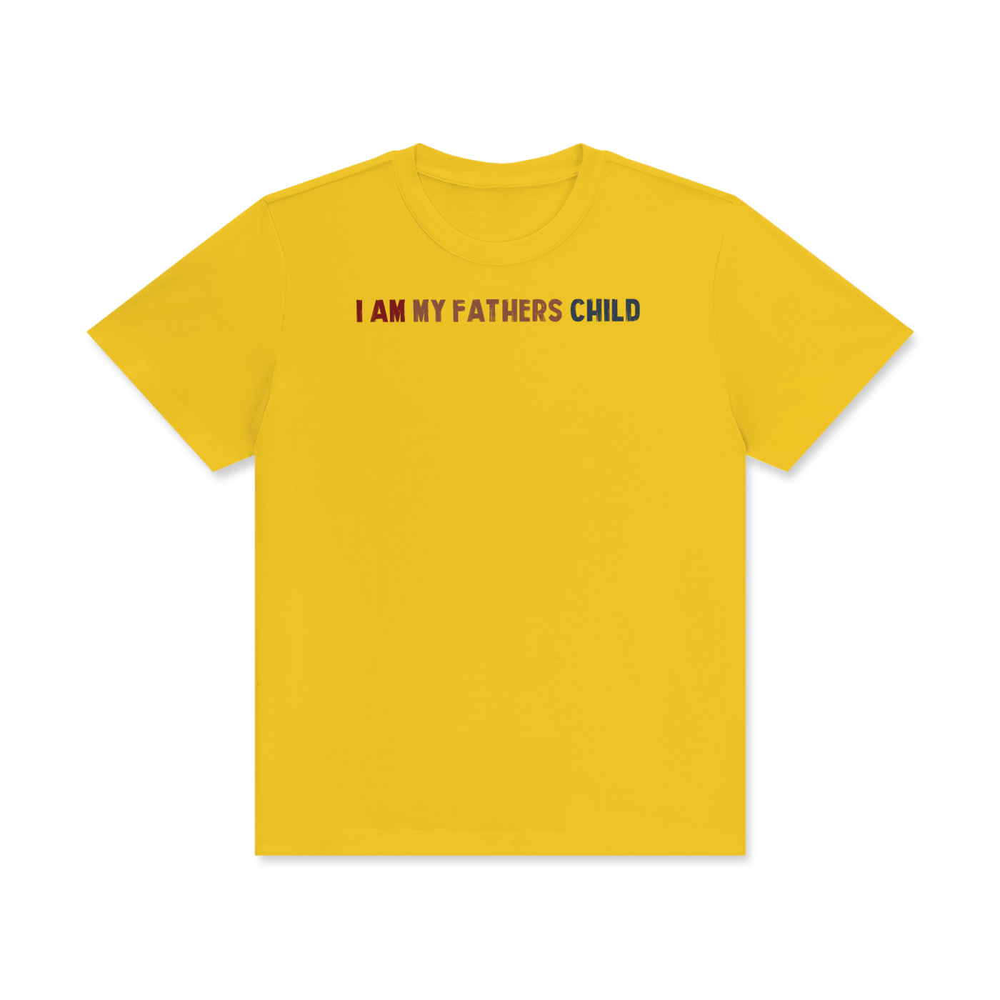 I Am My Fathers Child Unisex Classic Crew Neck Cotton T-Shirt - Image 17