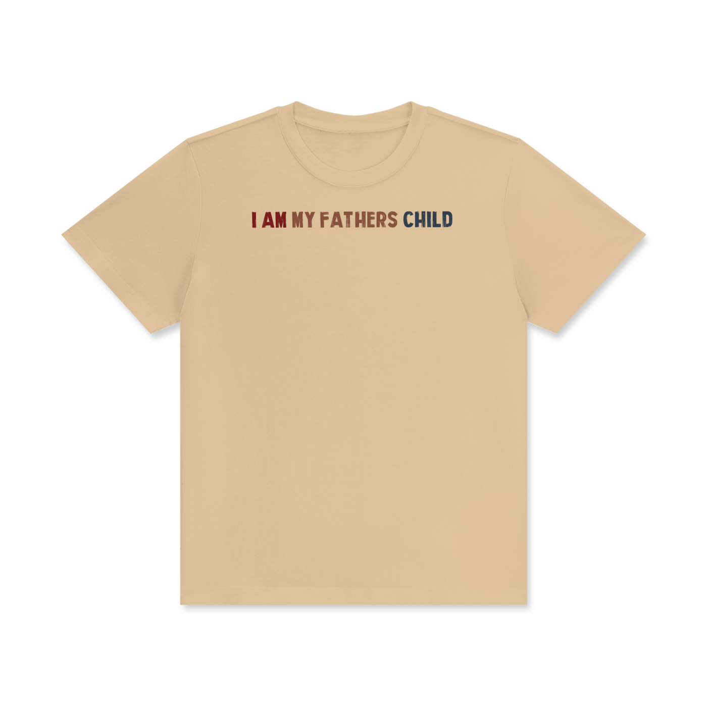 I Am My Fathers Child Unisex Classic Crew Neck Cotton T-Shirt - Image 11