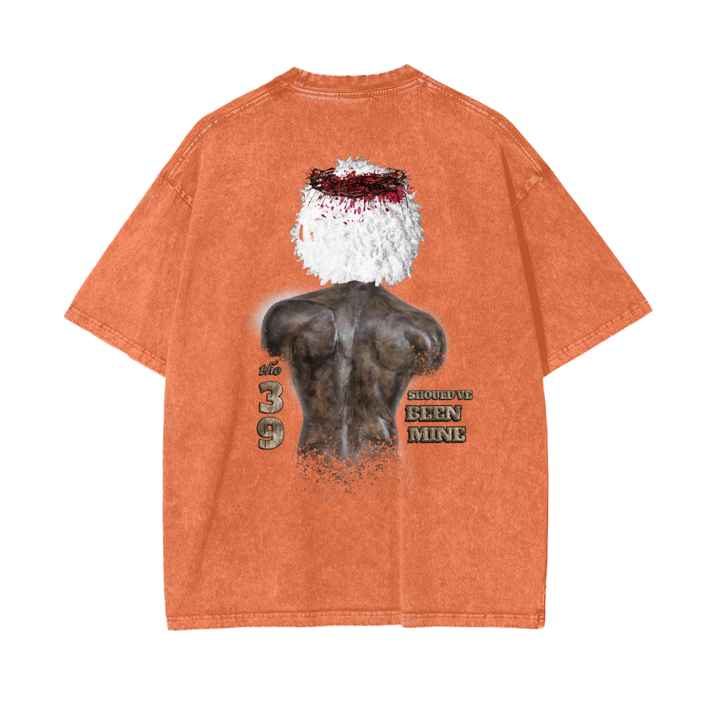 (The 39 Shouldve been mine) Acid Wash Oversize T-Shirt - 250 GSM - Image 8