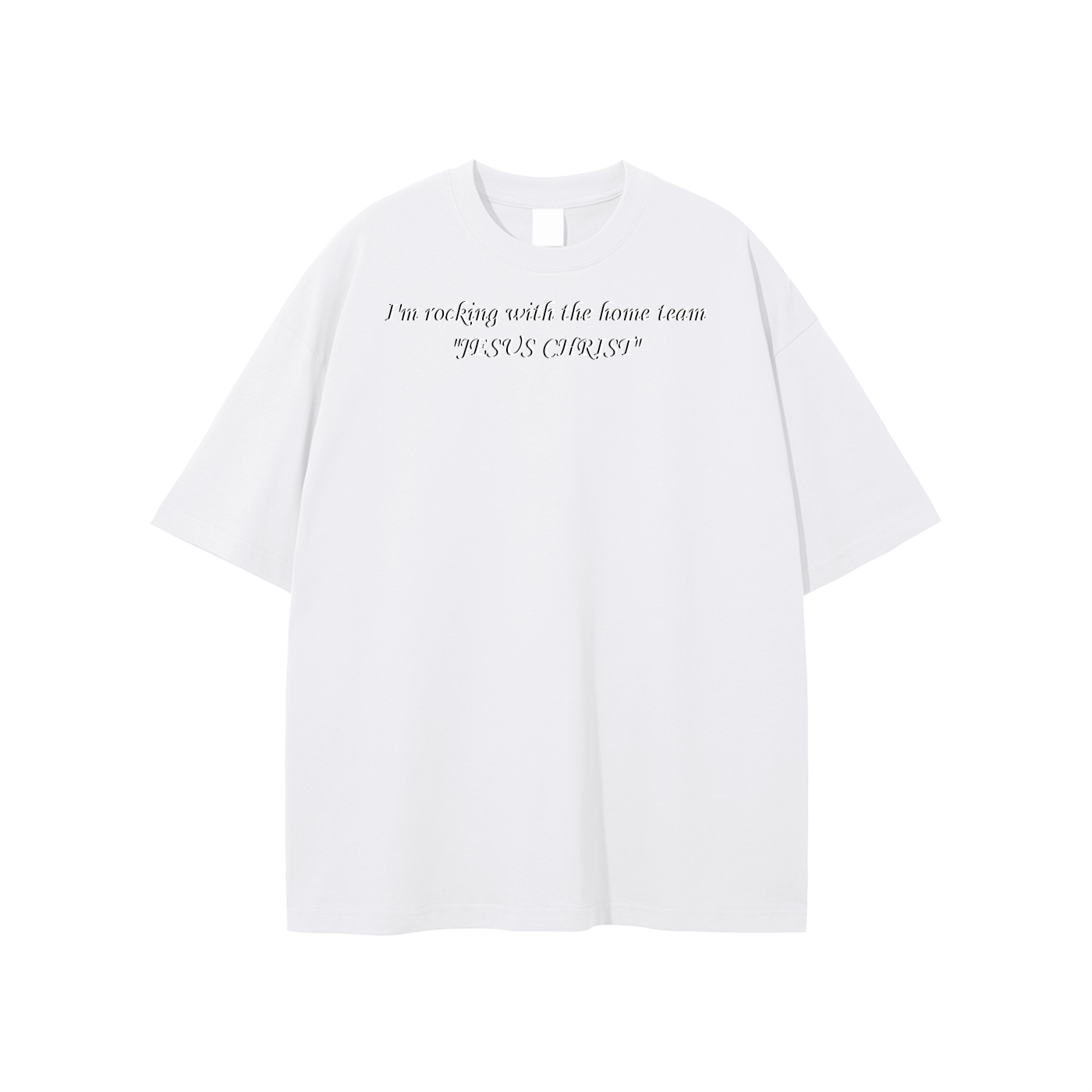 I'm rocking with the home team "JESUS CHRIST" Unisex T-shirt - Image 3
