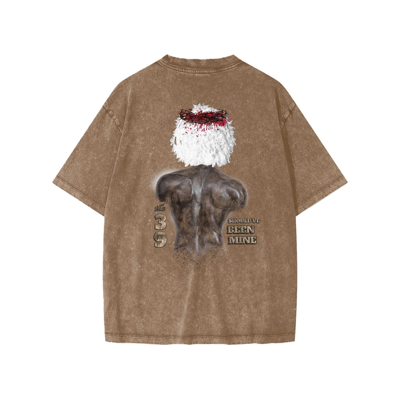 (The 39 Shouldve been mine) Snow Washed Kids' T-shirt - Image 10