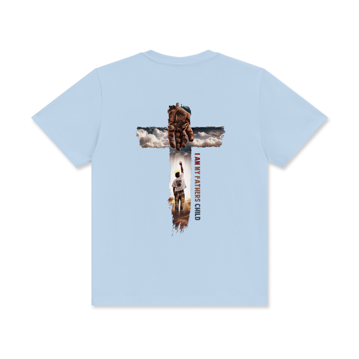 I Am My Fathers Child Unisex Classic Crew Neck Cotton T-Shirt - Image 20