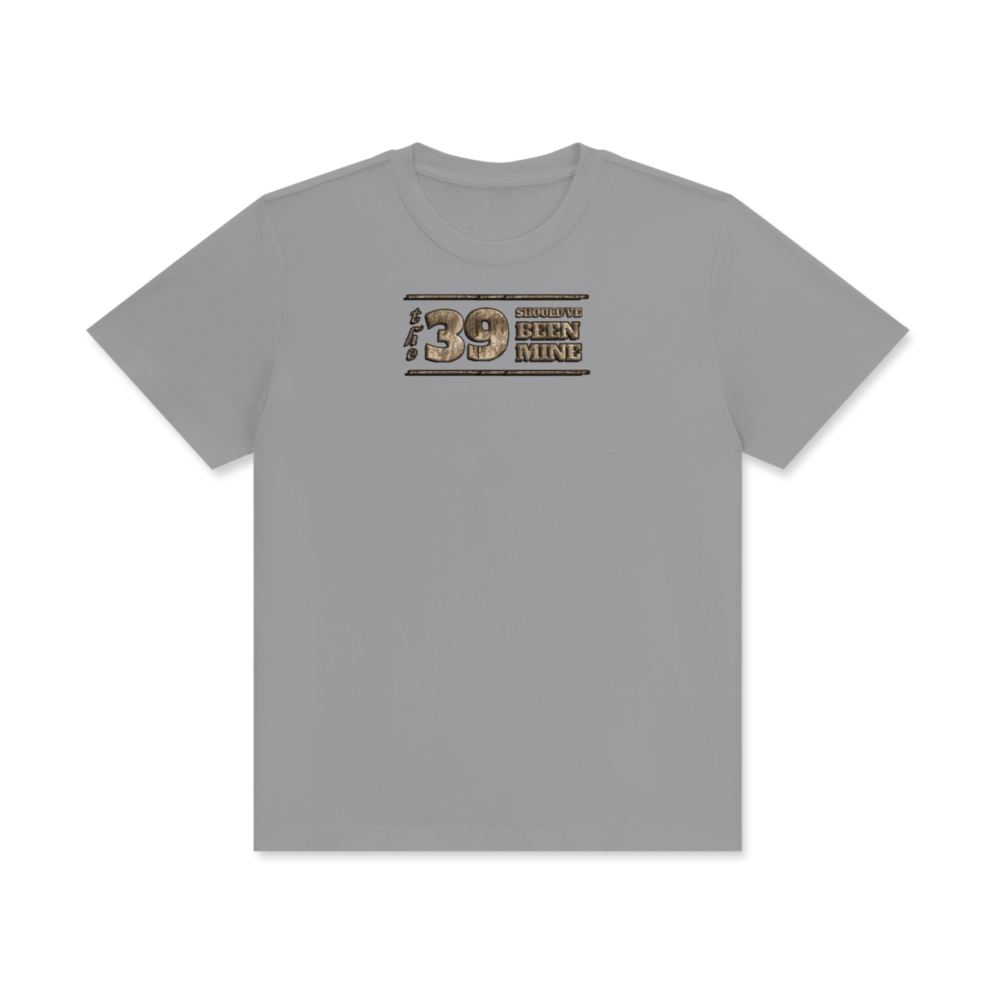 (The 39 Shouldve been mine) Unisex Classic Crew Neck Cotton T-Shirt - Image 5