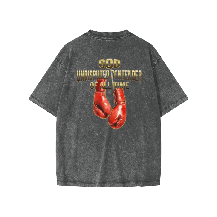 Undisputed Streetwear Kids American Vintage Washed 100% Cotton T-Shirt - Image 2