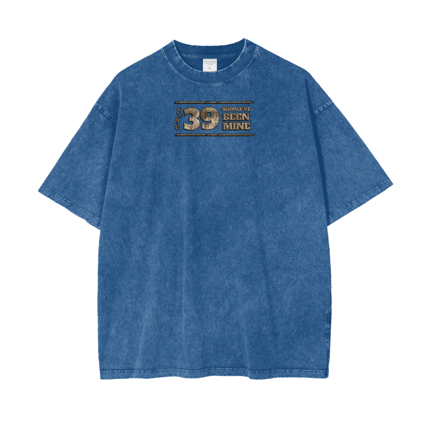 (The 39 Shouldve been mine) Acid Wash Oversize T-Shirt - 250 GSM - Image 15