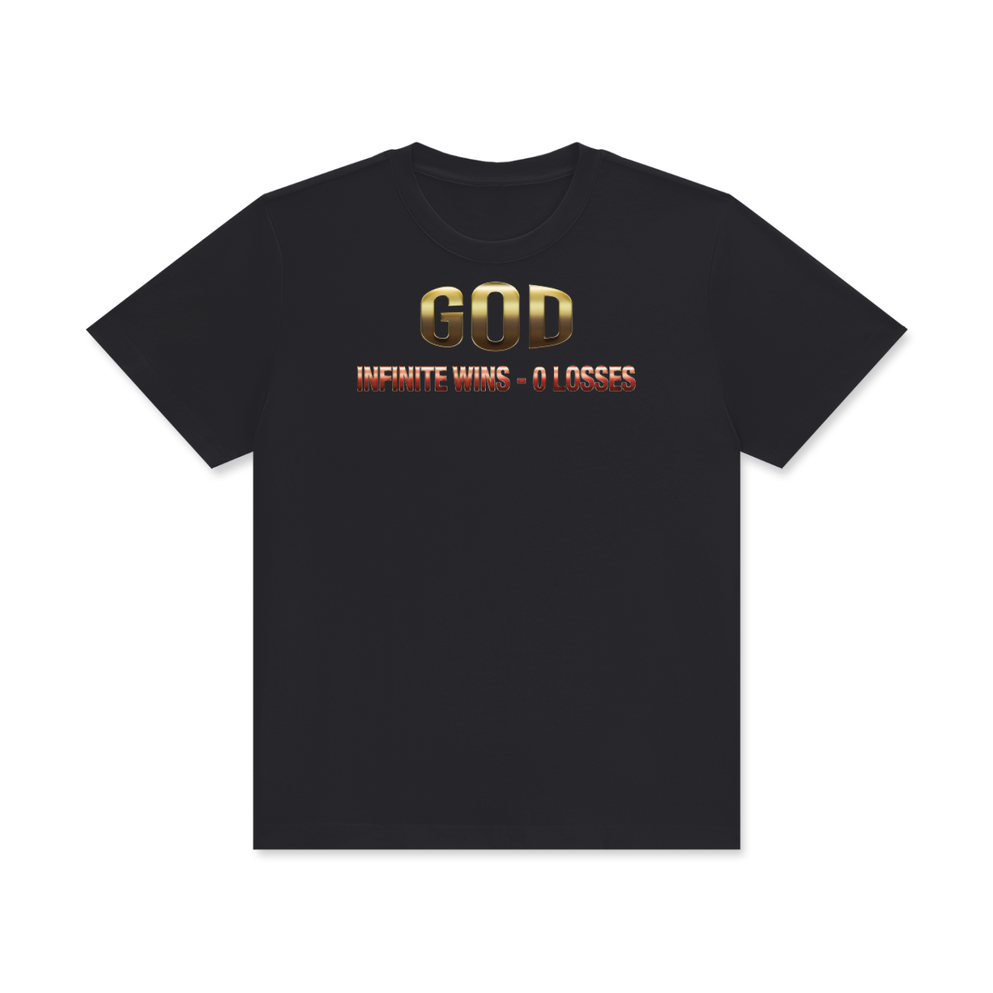 Undisputed Unisex Classic Crew Neck Cotton T-Shirt
