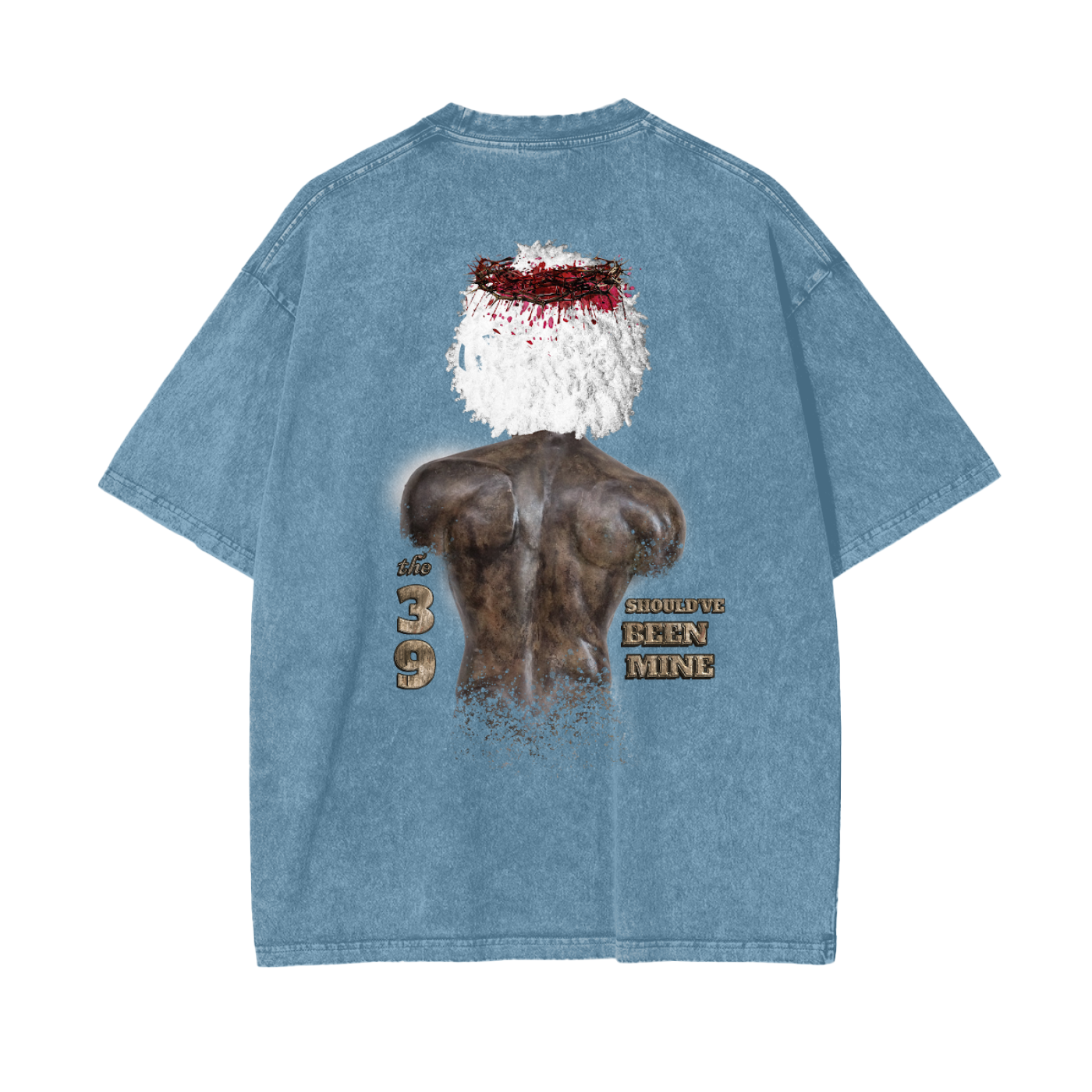 (The 39 Shouldve been mine) Acid Wash Oversize T-Shirt - 250 GSM - Image 26