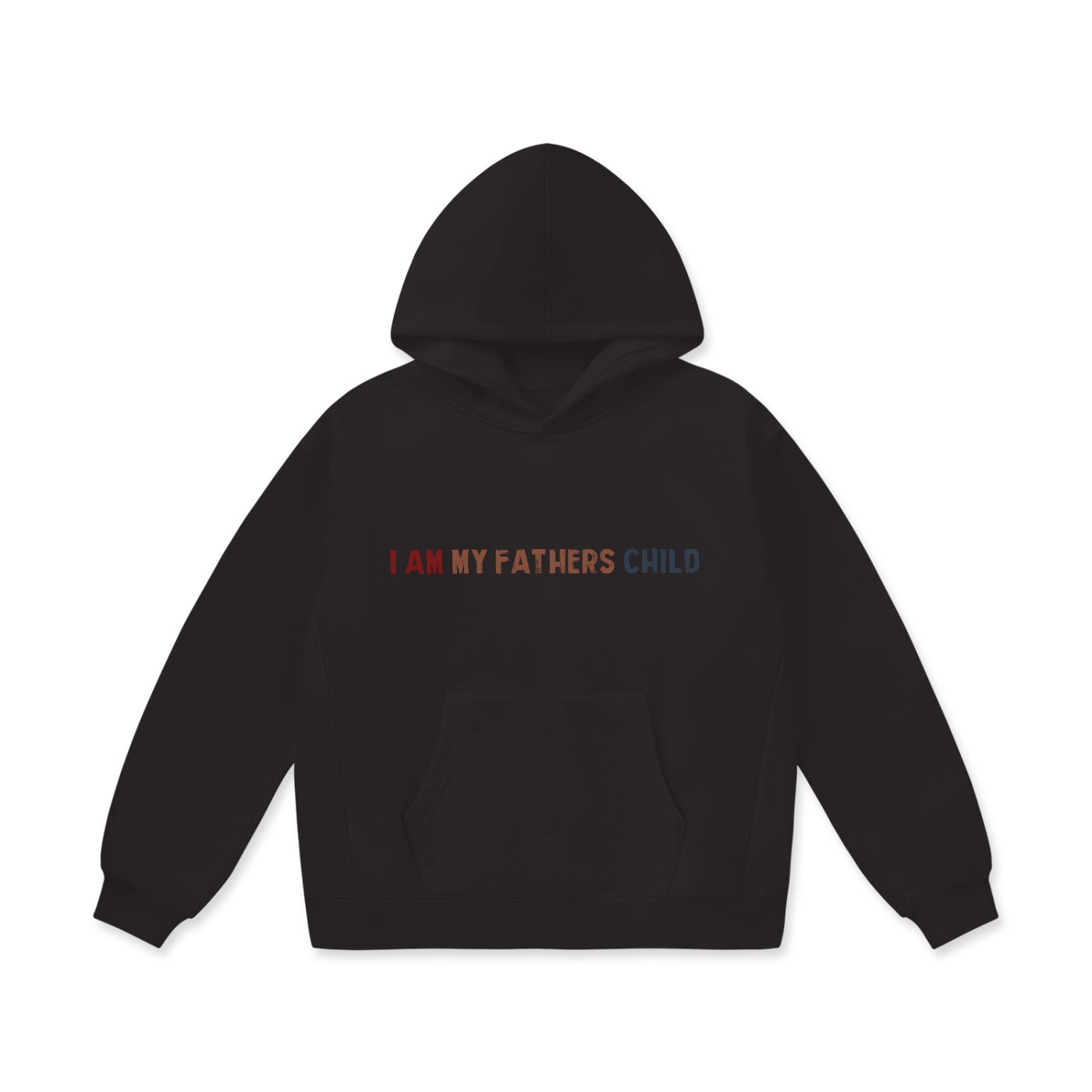 I Am My Fathers Child Oversize Middleweight Fleece Hoodie - 385 GSM - Image 7