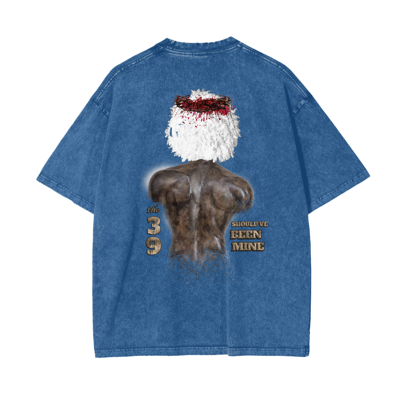 (The 39 Shouldve been mine) Acid Wash Oversize T-Shirt - 250 GSM - Image 16