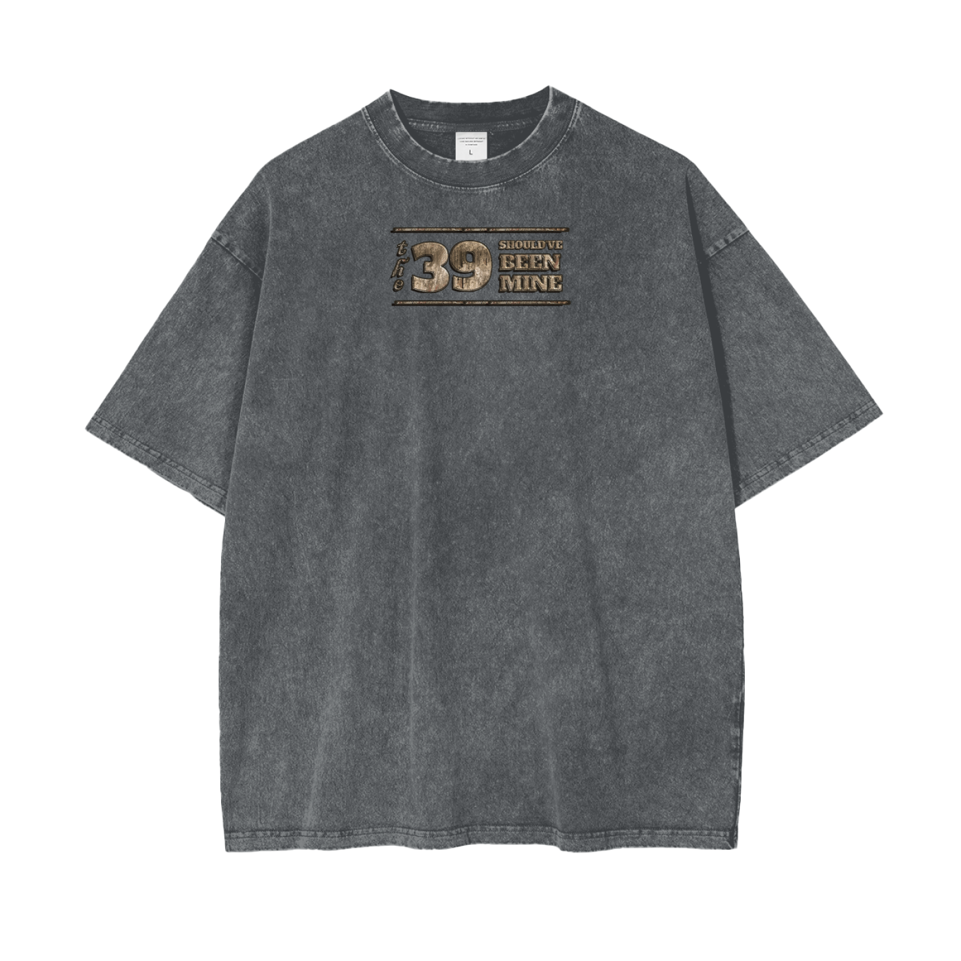 (The 39 Shouldve been mine) Acid Wash Oversize T-Shirt - 250 GSM - Image 23
