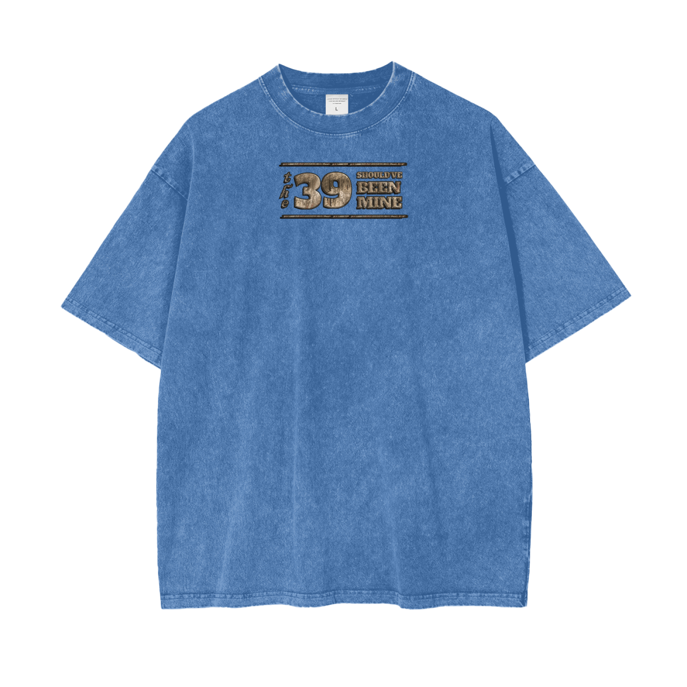(The 39 Shouldve been mine) Acid Wash Oversize T-Shirt - 250 GSM - Image 11