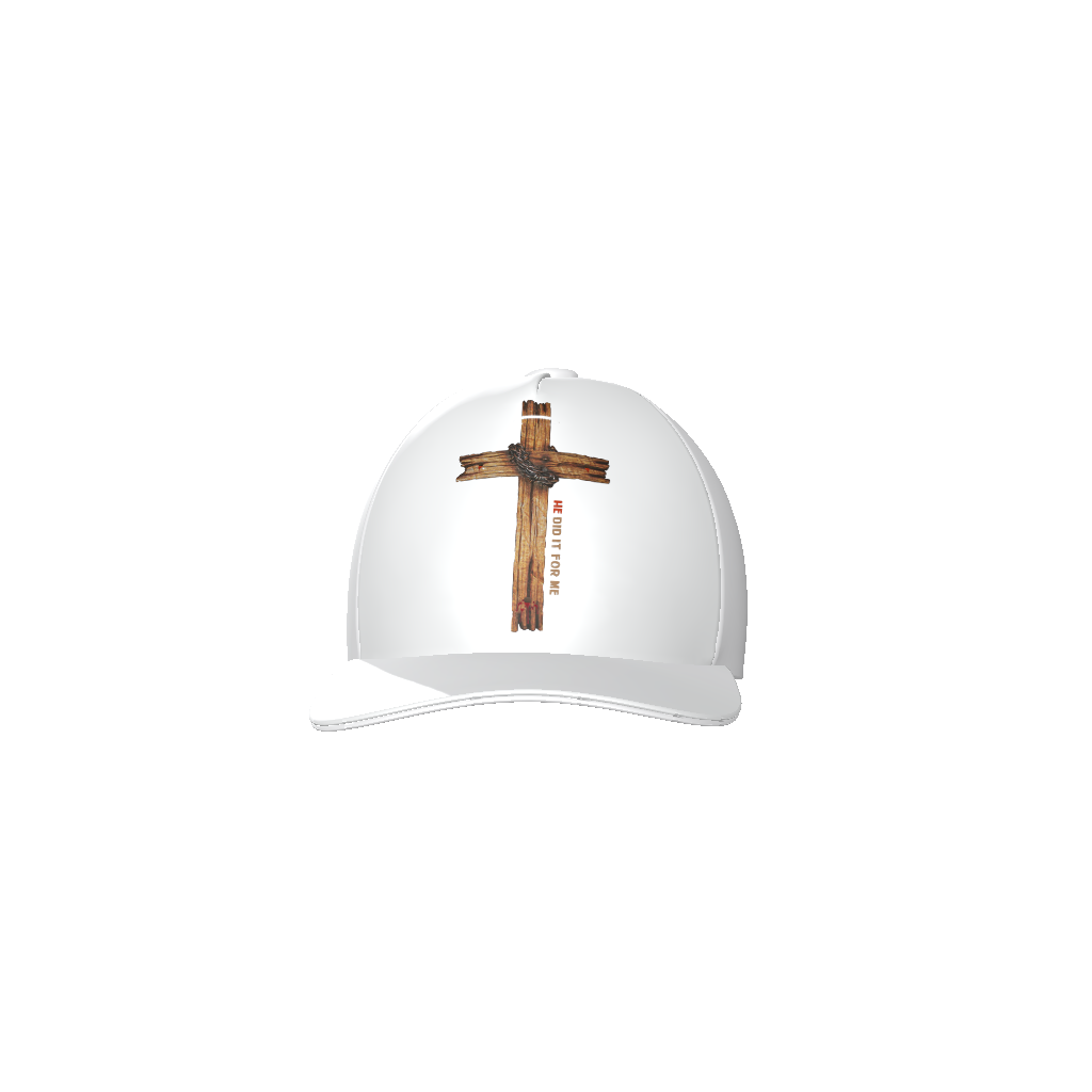 He Did It For Me All-Over Print Baseball Cap - Image 3
