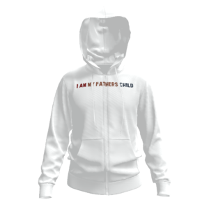 (I Am My Fathers Child) All-Over Print Men's Zip Hoodie – 320 GSM